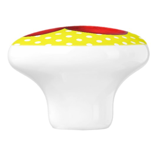 Cherry R - Knob Keramikknauf (Seitenansicht)