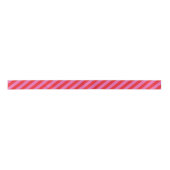 Cherry Red and Hot Pink Stripe Satinband (Vorderseite)