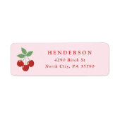 Cherry Red and Pink Return Address (Vorne)