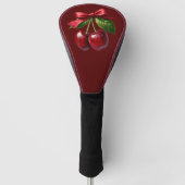 Cherry Red Cherries mit einem Bow Golf Headcover (Vorderseite)
