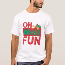 "Cherry Red Cherry Coded Christmas – Oh What Fun T-Shirt