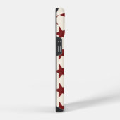 Cherry Red Chic Aesthetic Star iPhone Hülle (Rechte Seite)