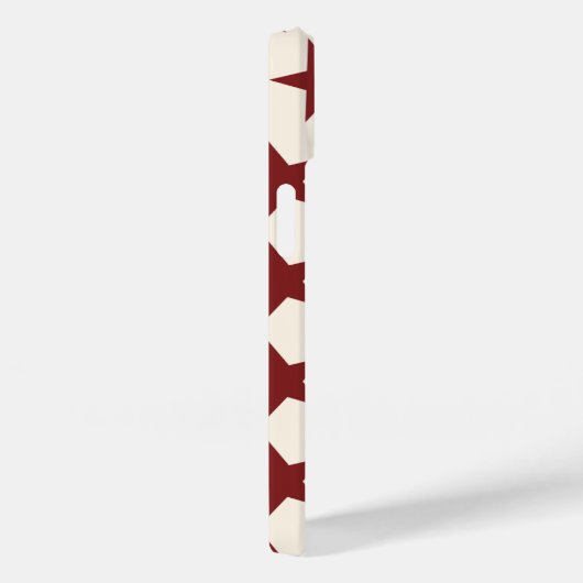 Cherry Red Chic Ästhetische Star Case-Mate iPhone Hülle (Rückseite / Rechts)