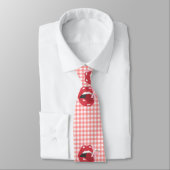 Cherry Red Coquette Hot Lips Krawatte (Gebunden)