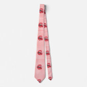 Cherry Red Coquette Hot Lips Krawatte (Vorderseite)