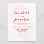 Cherry Red Engagement Party Einladung (Vorderseite)