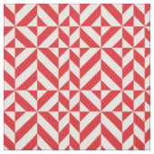 Cherry Red Geometric Deko Cube Pattern Stoff (Muster)