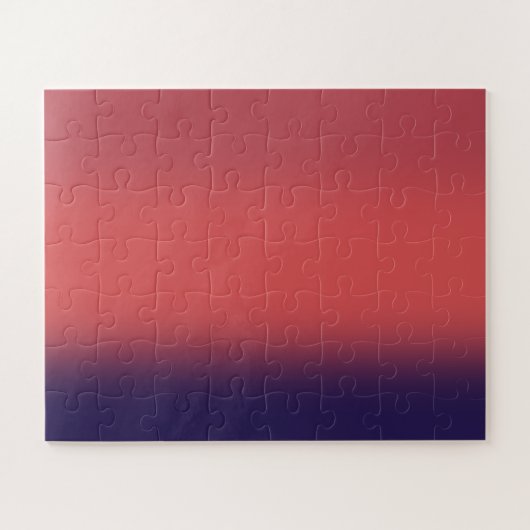 Cherry Red Gradient Puzzle (Horizontal)