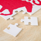 Cherry Red Just a Girl, die Lieben Pferde Puzzle (Seite)