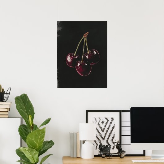 Cherry Red Poster (Heimbüro)