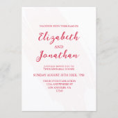 Cherry Red Rehearsal Dinner Einladung (Vorderseite)