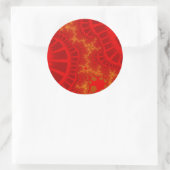 Cherry Red Remix Runder Aufkleber (Tasche)