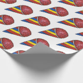 Cherry Red Shaved Ice Sno Snocone Geschenkpapier (Ecke)