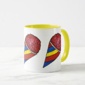 Cherry Red Shaved Ice Snocone Sno Cone Summer Food Tasse (VorderseiteRechts)
