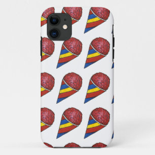 Cherry Red Sno Cone Snocone Frozen Leckerei Case
