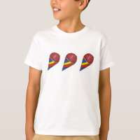 Cherry Red Sno Cone Snocone Frozen Sommer Leckerei