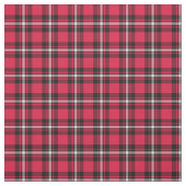 Cherry Red und Black Sporty Kariert Stoff (Muster)