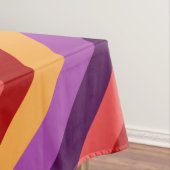 Cherry Red Violet Streifen Kleine Tablette Tischdecke (Beispiel)