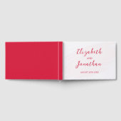 Cherry Red Wedding Gästebuch (Voll)