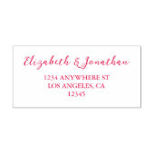 Cherry Red Wedding Permastempel (Design)