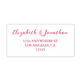 Cherry Red Wedding Permastempel