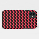 Cherry Red Zickzack Zigzag Case-Mate iPhone Hülle (Rückseite (Horizontal))