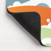 Cherry Retro Modern Abstrakte Funky Mousepad (Ecke)