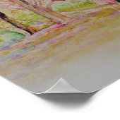 Cherry Roadside Painting Poster (Ecke)