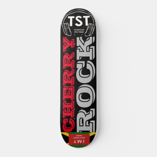 CHERRY ROCK Skateboard (Vorderseite)