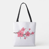 Cherry rosa Blume Muster ! Tasche (Rückseite)