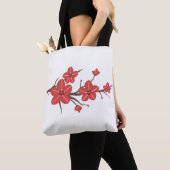 Cherry rote Blume Muster ! Tasche (Von Nahem)