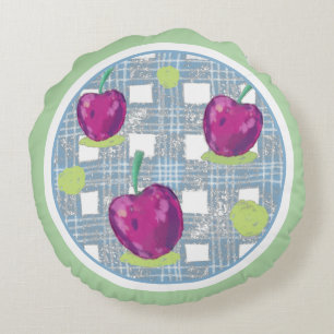 Cherry Round Pillow Rundes Kissen