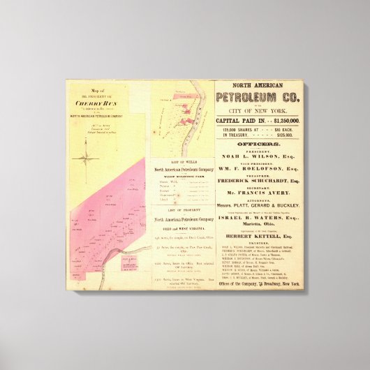 Cherry Run-Eigenschaft Leinwanddruck (Vorderseite)