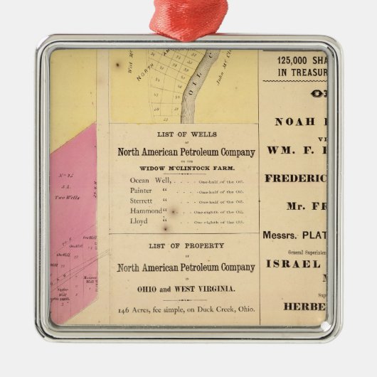 Cherry Run-Eigenschaft Silbernes Ornament (Vorne)