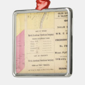 Cherry Run-Eigenschaft Silbernes Ornament (Links)