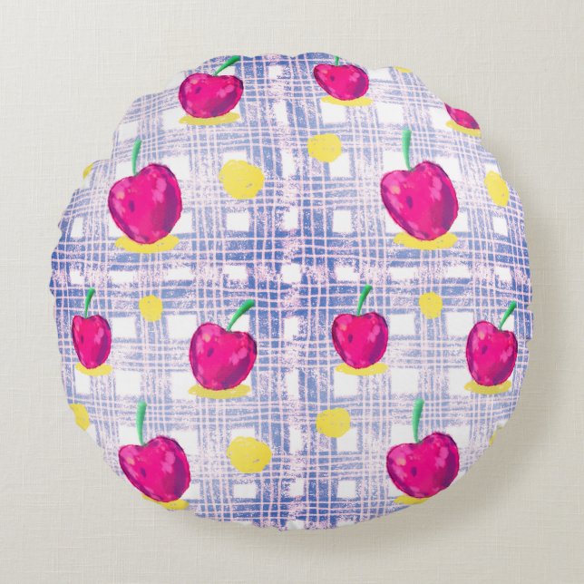 Cherry Rundes Kissen (Vorderseite)