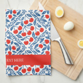 Cherry Rustic Farmhouse French Country Geschirrtuch (Viertel Falte)