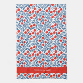 Cherry Rustic Farmhouse French Country Geschirrtuch (Vertikal)