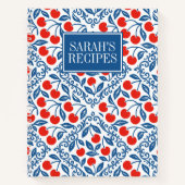 Cherry Rustic Farmhouse French Country Recipe Notizblock (Vorderseite)