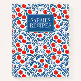 Cherry Rustic Farmhouse French Country Recipe Notizblock