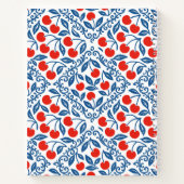 Cherry Rustic Farmhouse French Country Recipe Notizblock (Rückseite)