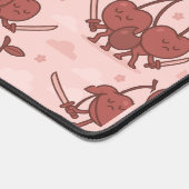 Cherry Samurai Süße Frucht Schreibtischunterlage (Ecke)