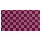 Cherry Schachbrett Zwei Tone Pillowcases HAMbyWG Kissenbezug (Vorderseite-Links)