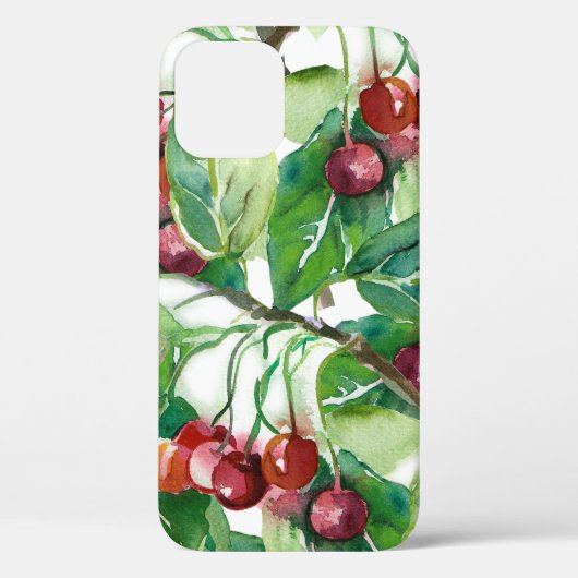 Cherry Seamless Pattern Case-Mate iPhone Hülle (Rückseite)