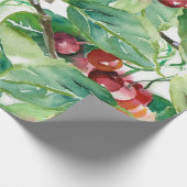 Cherry Seamless Pattern Geschenkpapier (Ecke)