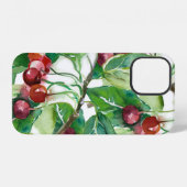 Cherry Seamless Pattern iPhone Hülle (Rückseite (Horizontal))