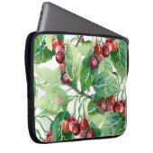 Cherry Seamless Pattern Laptopschutzhülle (Vorne Rechts)
