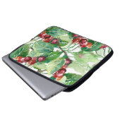 Cherry Seamless Pattern Laptopschutzhülle (Vorne Knopf)