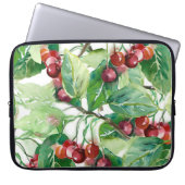 Cherry Seamless Pattern Laptopschutzhülle (Vorderseite)