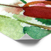 Cherry Seamless Pattern Poster (Ecke)